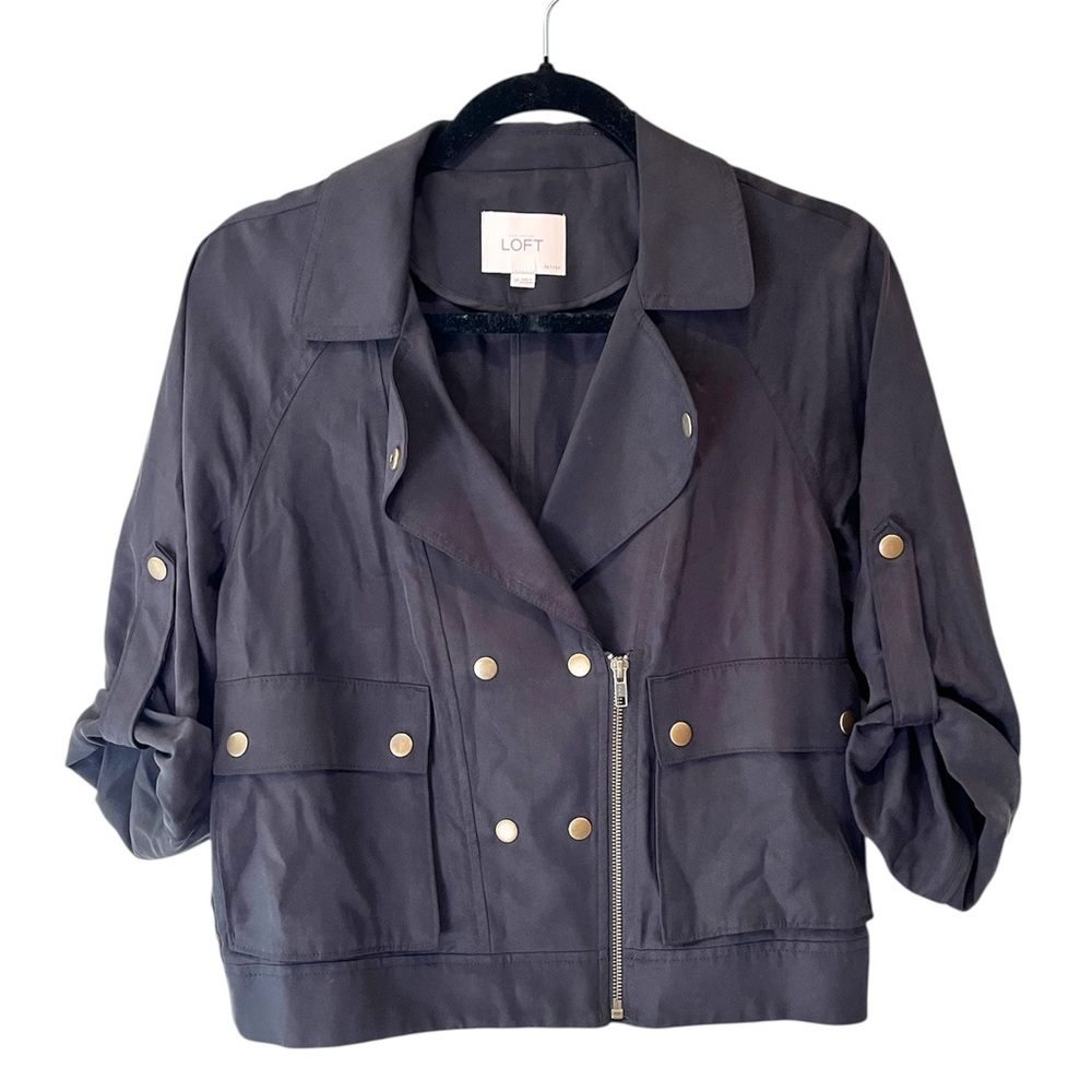 LOFT Women's Black Utility Jacket